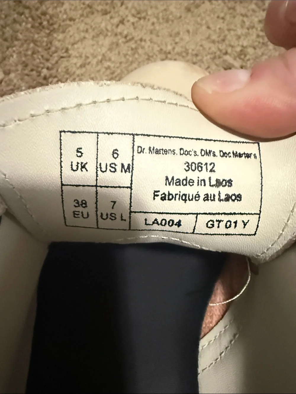 Dr. Martens smooth cream
